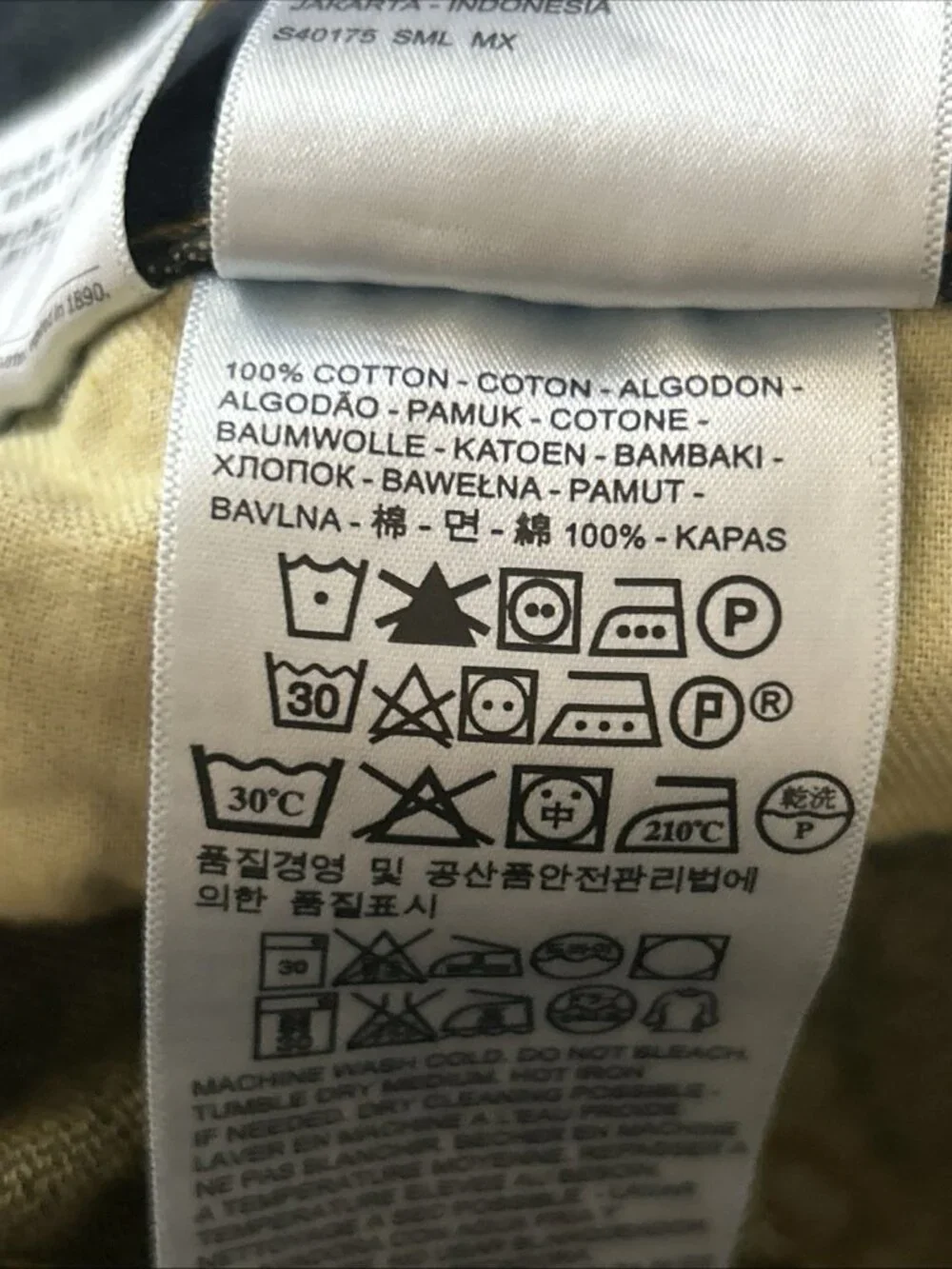 Levi's 514 Straight Leg Jeans Men’s 34x32 Slim Fit Blue Dark Wash Cotton Denim